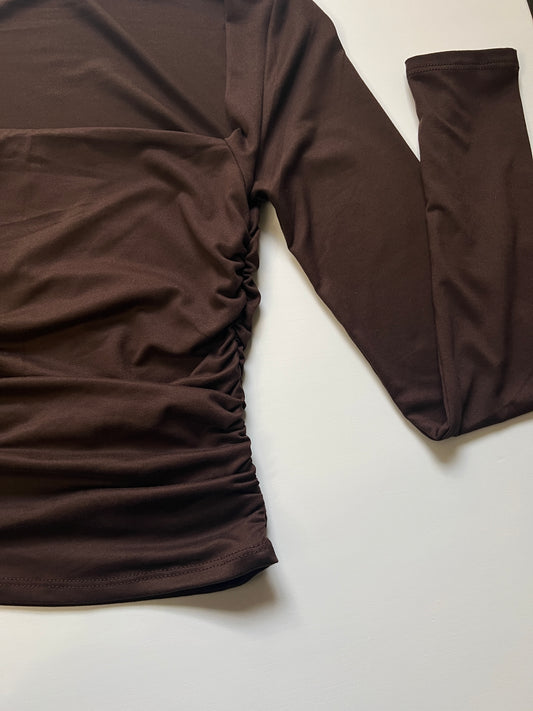 Mocha Long sleeve Top